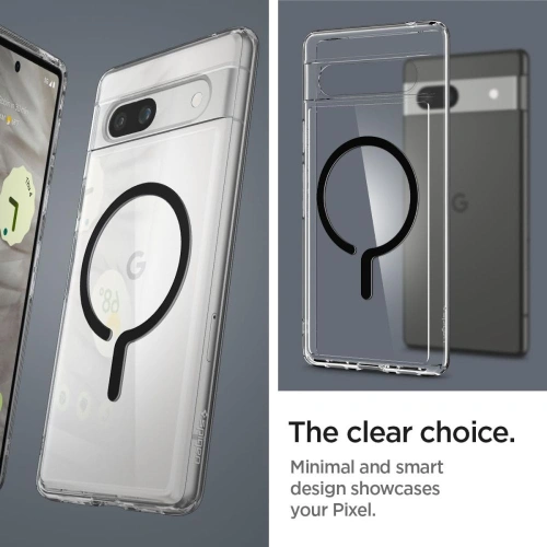 Etui Spigen Ultra Hybrid Onetap Ring MagSafe Google Pixel 7a Black