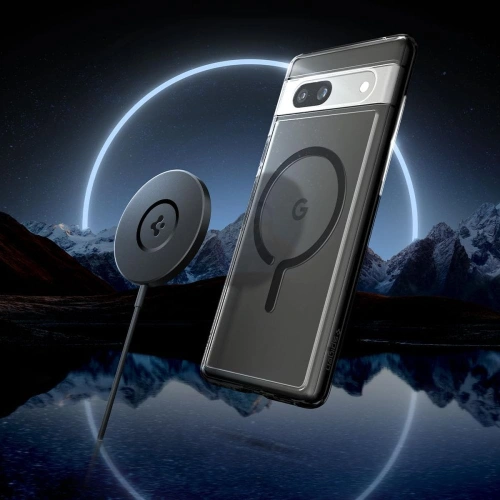 Etui Spigen Ultra Hybrid Onetap Ring MagSafe Google Pixel 7a Black