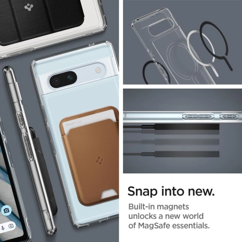 Etui Spigen Ultra Hybrid Onetap Ring MagSafe Google Pixel 7a Black