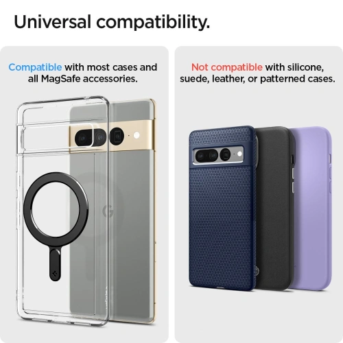 Pierścień Spigen Onetap Ring Magnetic MagSafe Plate Black