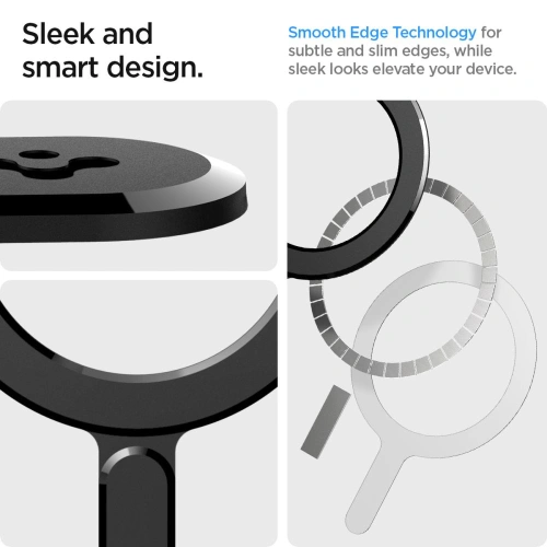 Pierścień Spigen Onetap Ring Magnetic MagSafe Plate Black