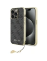 Etui Guess GUHCP15LGF4GGR Apple iPhone 15 Pro hardcase 4G Charms Collection gri/grey