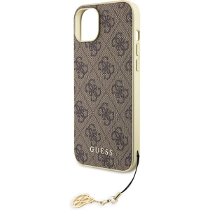 Hurtownia GSM - Etui Guess GUHCP15MGF4GBR Apple iPhone 15 Plus / 14 Plus hardcase 4G Charms Collection hnědý/brown - GUE2976 - {ean13} - Hurt