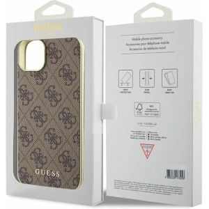 Hurtownia GSM - Etui Guess GUHCP15MGF4GBR Apple iPhone 15 Plus / 14 Plus hardcase 4G Charms Collection hnědý/brown - GUE2976 - {ean13} - Hurt