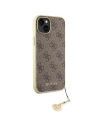 Wholesale Guess GUHCP15SGF4GBR Apple iPhone 15 hardcase 4G Charms Collection brown - GUE2978 - {ean13} - Hurt