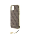 Wholesale Guess GUHCP15SGF4GBR Apple iPhone 15 hardcase 4G Charms Collection brown - GUE2978 - {ean13} - Hurt