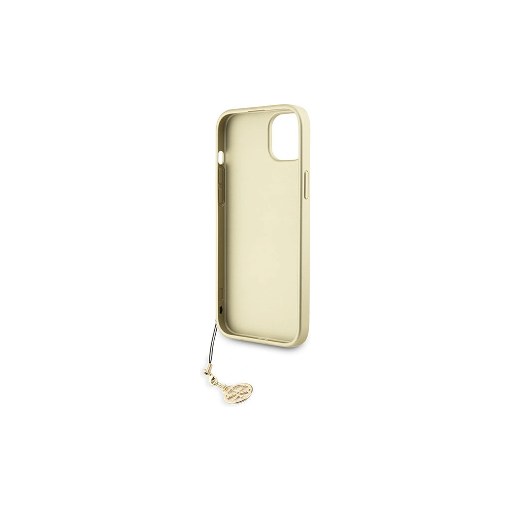 Wholesale Guess GUHCP15SGF4GBR Apple iPhone 15 hardcase 4G Charms Collection brown - GUE2978 - {ean13} - Hurt