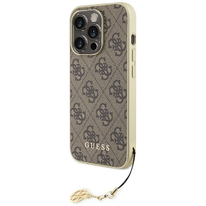Hurtownia GSM - Etui Guess GUHCP15XGF4GBR Apple iPhone 15 Pro Max hardcase 4G Charms Collection brązowy/brown - GUE2979 - {ean13} - Hurt