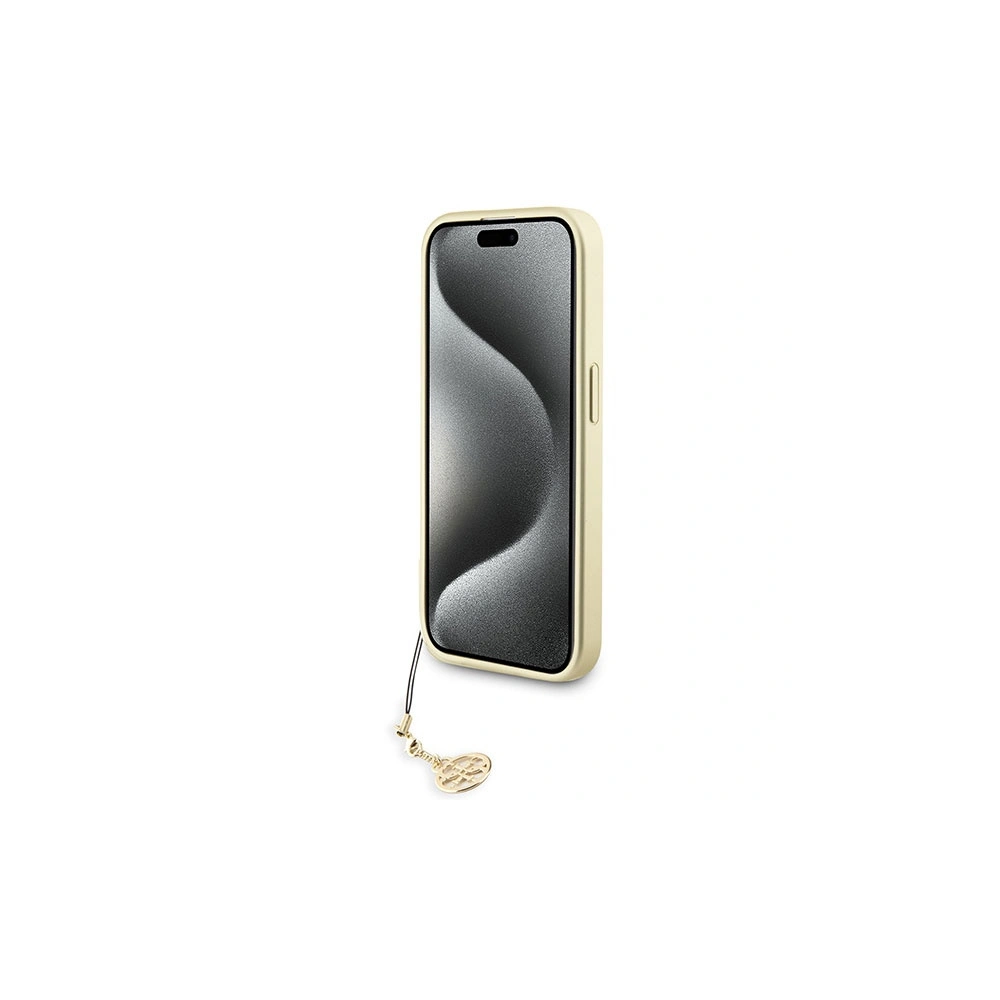Hurtownia GSM - Etui Guess GUHCP15XGF4GBR Apple iPhone 15 Pro Max hardcase 4G Charms Collection brązowy/brown - GUE2979 - {ean13} - Hurt