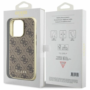 Hurtownia GSM - Etui Guess GUHCP15XGF4GBR Apple iPhone 15 Pro Max hardcase 4G Charms Collection brązowy/brown - GUE2979 - {ean13} - Hurt