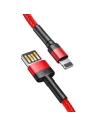 Hurtownia GSM - Kabel Lightning USB (dwustronny) Baseus Cafule 1,5A 2m (czerwony) - BSU443RED - {ean13} - Hurt