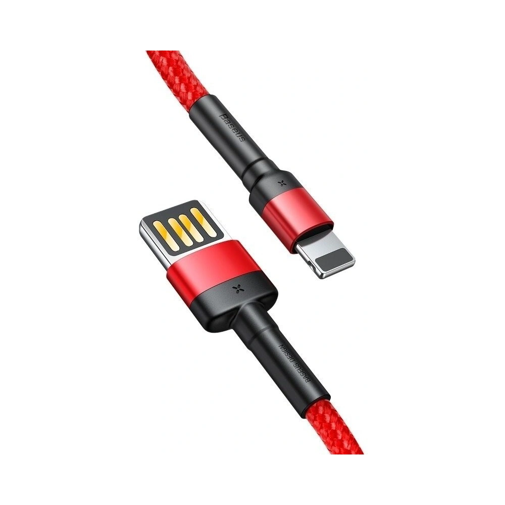 Hurtownia GSM - Kabel Lightning USB (oboustranný) Baseus Cafule 1,5A 2m (červený) - BSU443RED - {ean13} - Hurt