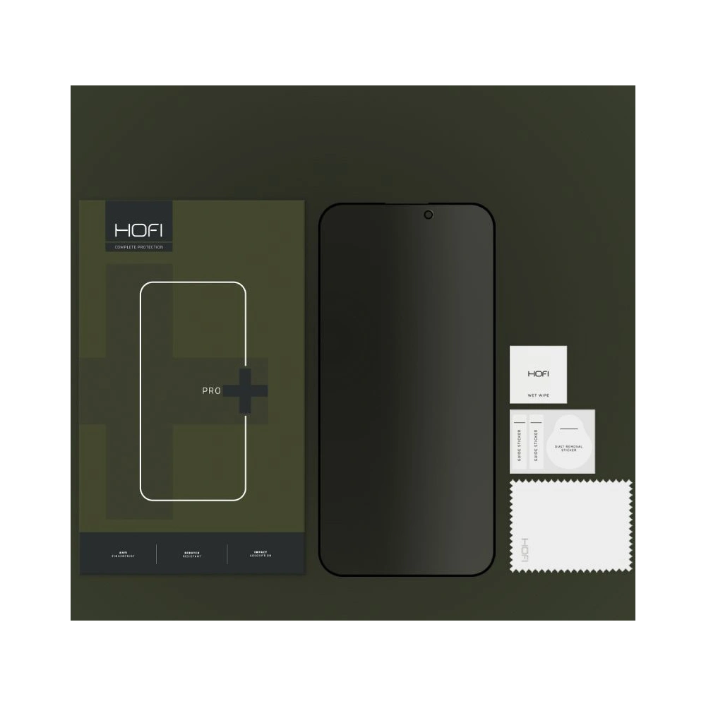 Hurtownia GSM - Sklo privatizující Hofi Anti Spy Glass Pro+ Apple iPhone 15 Privacy - HOFI421 - {ean13} - Hurt