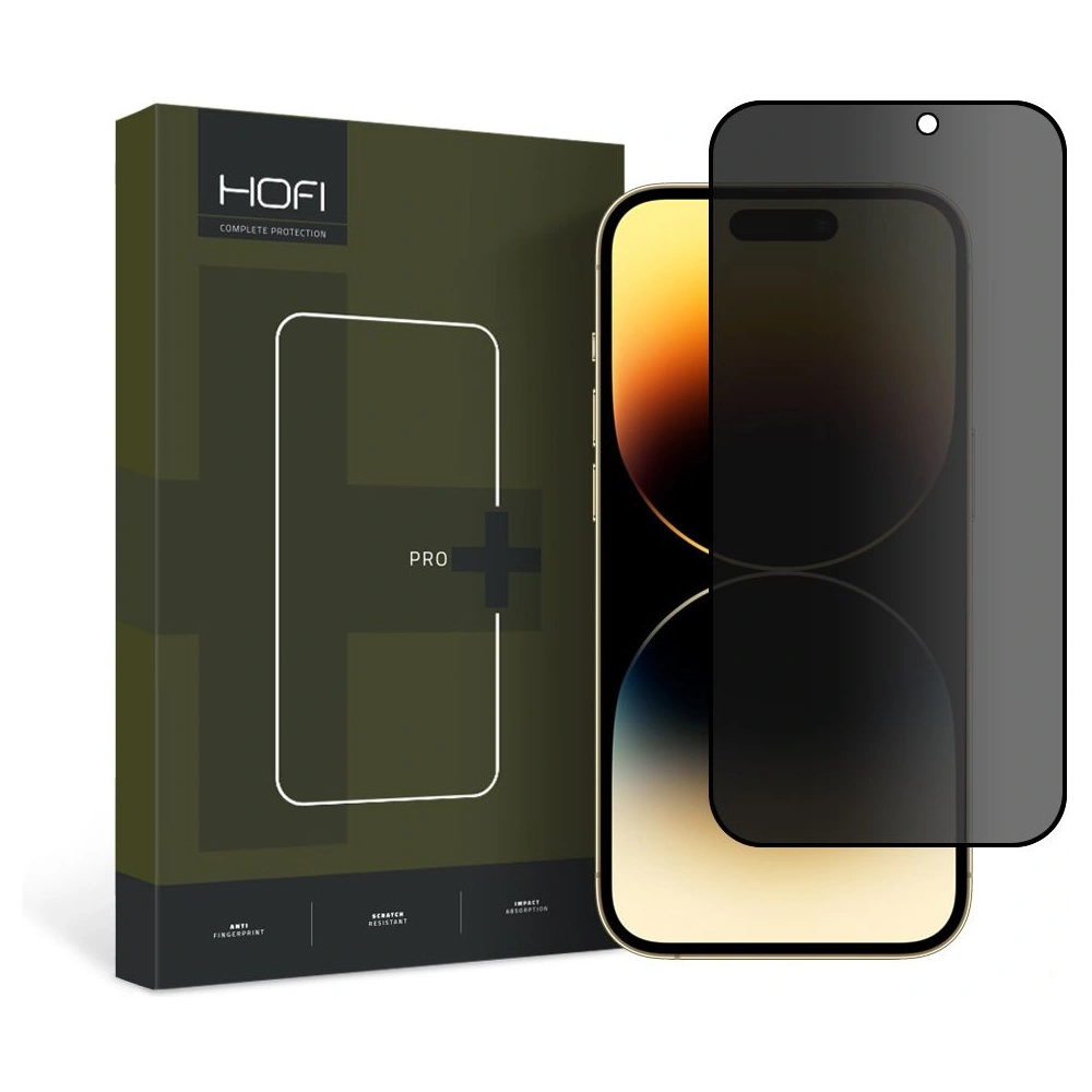 Hurtownia GSM - Sticlă de privatizare Hofi Anti Spy Glass Pro+ Apple iPhone 15 Pro Max Privacy - HOFI423 - {ean13} - Hurt