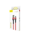 Hurtownia GSM - Kabel Lightning USB (dwustronny) Baseus Cafule 1,5A 2m (czerwony) - BSU443RED - {ean13} - Hurt