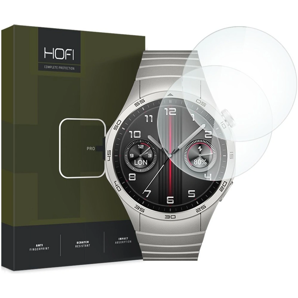 Hurtownia GSM - Gehärtetes Glas Hofi Glass Pro+ Huawei Watch GT 4 (46mm) Klar [2 PACK] - HOFI425 - {ean13} - Hurt