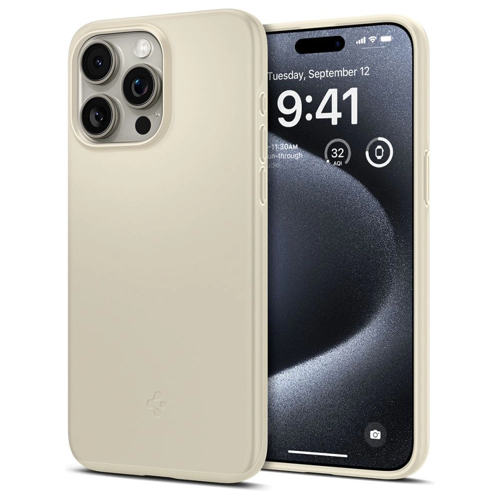 Hurtownia GSM - Etui Spigen Thin Fit Apple iPhone 15 Pro Némító Bézs - SPN3124 - {ean13} - Hurt