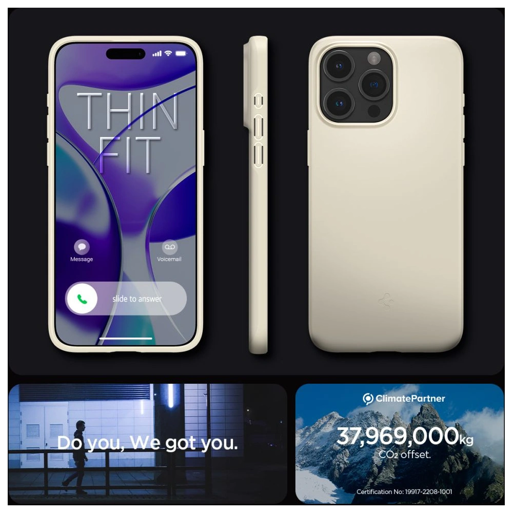Hurtownia GSM - Etui Spigen Thin Fit Apple iPhone 15 Pro Némító Bézs - SPN3124 - {ean13} - Hurt