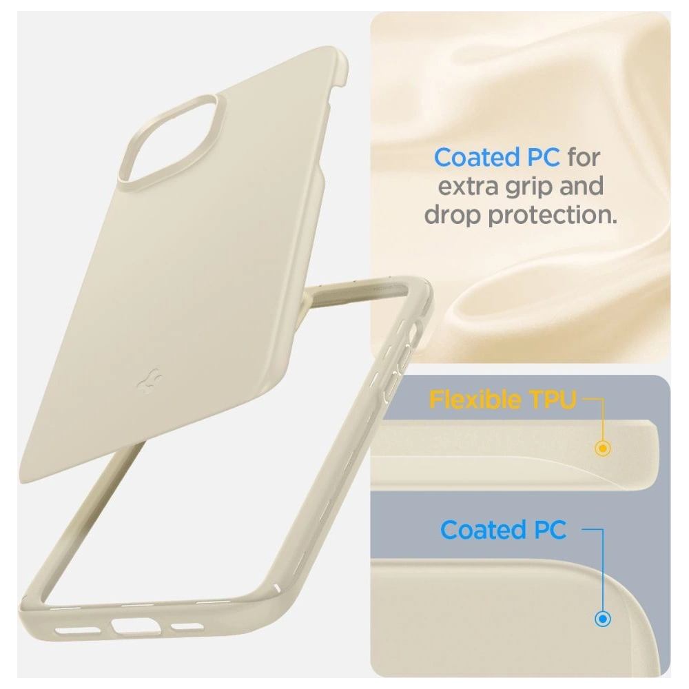 Hurtownia GSM - Case Spigen Thin Fit Apple iPhone 15 Mute Beige - SPN3126 - {ean13} - Hurt