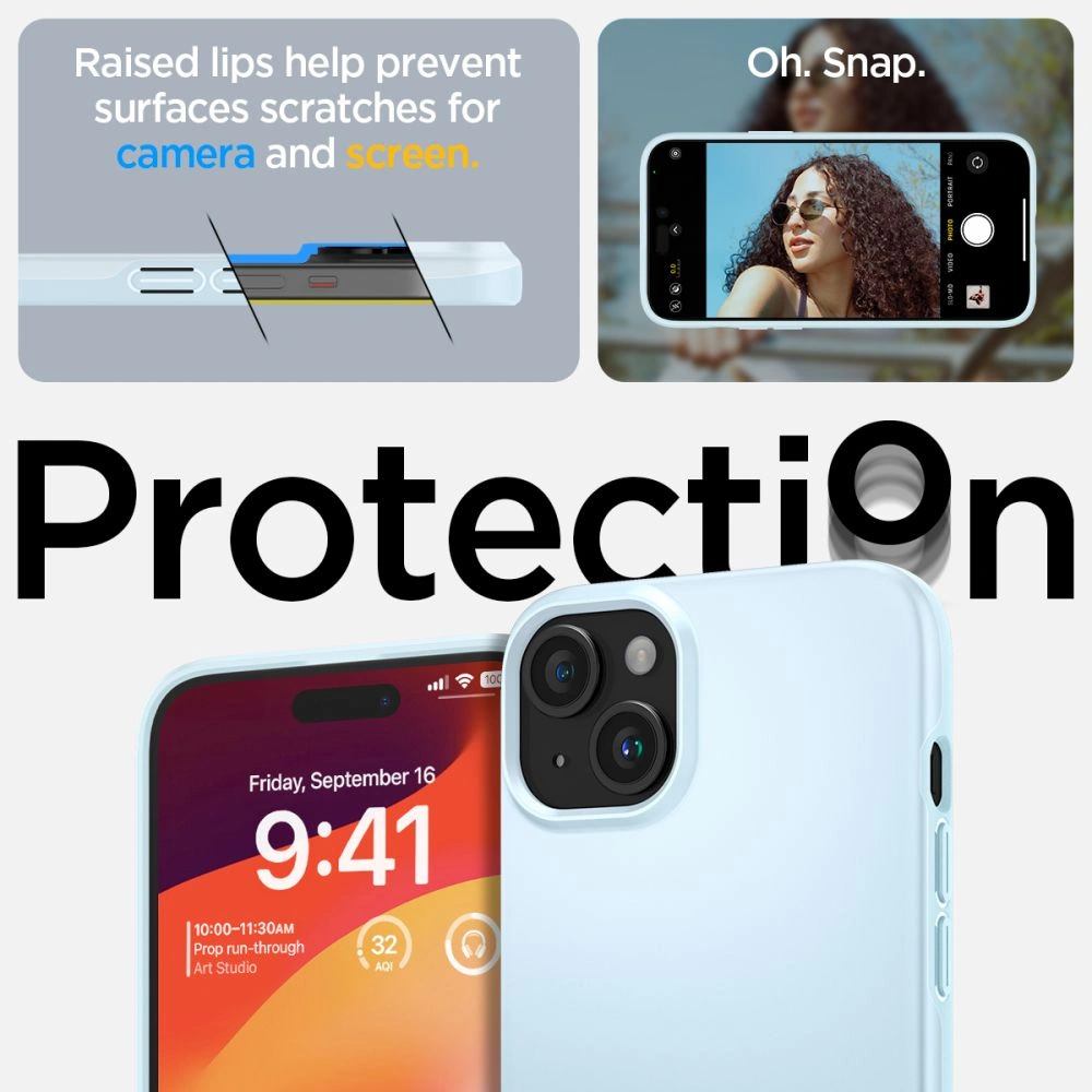 Hurtownia GSM - Etui Spigen Thin Fit Apple iPhone 15 Mute Blue - SPN3127 - {ean13} - Hurt