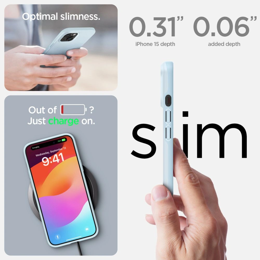 Hurtownia GSM - Etui Spigen Thin Fit Apple iPhone 15 Mute Blue - SPN3127 - {ean13} - Hurt