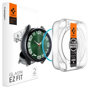 Spigen GLAS.tR ez Fit Samsung Galaxy Watch 6 Classic (47mm) Clear [2 PACK]