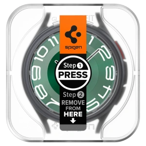 Szkło hartowane Spigen GLAS.tR ez Fit Samsung Galaxy Watch 6 Classic (47mm) Clear [2 PACK]