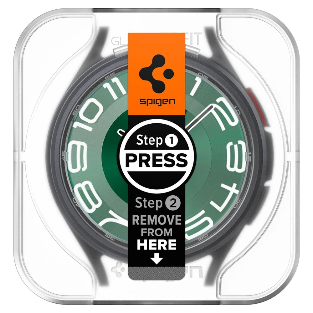 Hurtownia GSM - Tvrzené sklo Spigen GLAS.tR ez Fit Samsung Galaxy Watch 6 Classic (47mm) Clear [2 PACK] - SPN3129 - {ean13} - Hurt