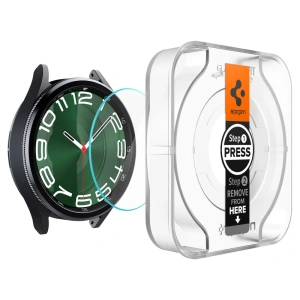 Hurtownia GSM - Sticlă călită Spigen GLAS.tR ez Fit Samsung Galaxy Watch 6 Classic (47mm) Clear [2 PACK] - SPN3129 - {ean13} - Hurt