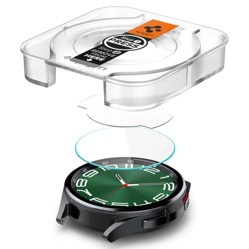 Szkło hartowane Spigen GLAS.tR ez Fit Samsung Galaxy Watch 6 Classic (47mm) Clear [2 PACK]