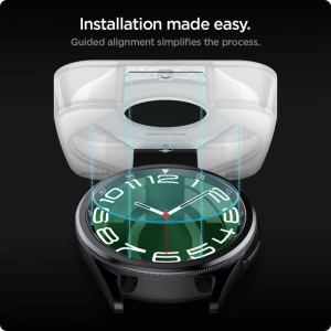 Hurtownia GSM - Sticlă călită Spigen GLAS.tR ez Fit Samsung Galaxy Watch 6 Classic (47mm) Clear [2 PACK] - SPN3129 - {ean13} - Hurt