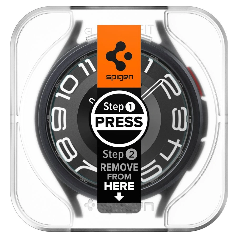 Hurtownia GSM - Tvrzené sklo Spigen GLAS.tR ez Fit Samsung Galaxy Watch 6 Classic (43mm) Čiré [2 PACK] - SPN3130 - {ean13} - Hurt