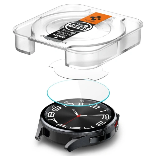 Szkło hartowane Spigen GLAS.tR ez Fit Samsung Galaxy Watch 6 Classic (43mm) Clear [2 PACK]