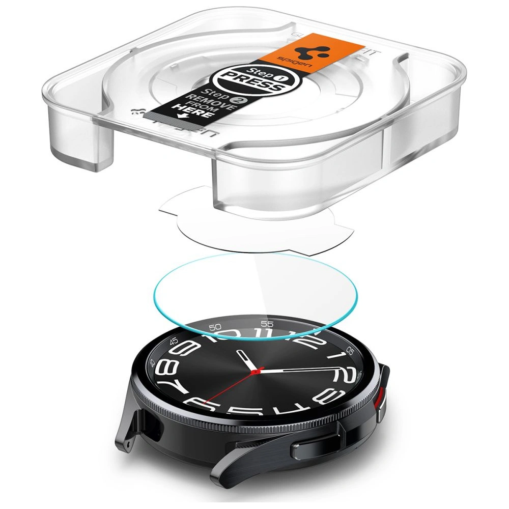 Hurtownia GSM - Tvrzené sklo Spigen GLAS.tR ez Fit Samsung Galaxy Watch 6 Classic (43mm) Čiré [2 PACK] - SPN3130 - {ean13} - Hurt