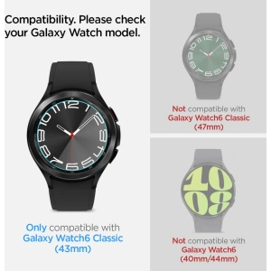 Hurtownia GSM - Sticlă călită Spigen GLAS.tR ez Fit Samsung Galaxy Watch 6 Classic (43mm) Clear [2 PACK] - SPN3130 - {ean13} - Hurt