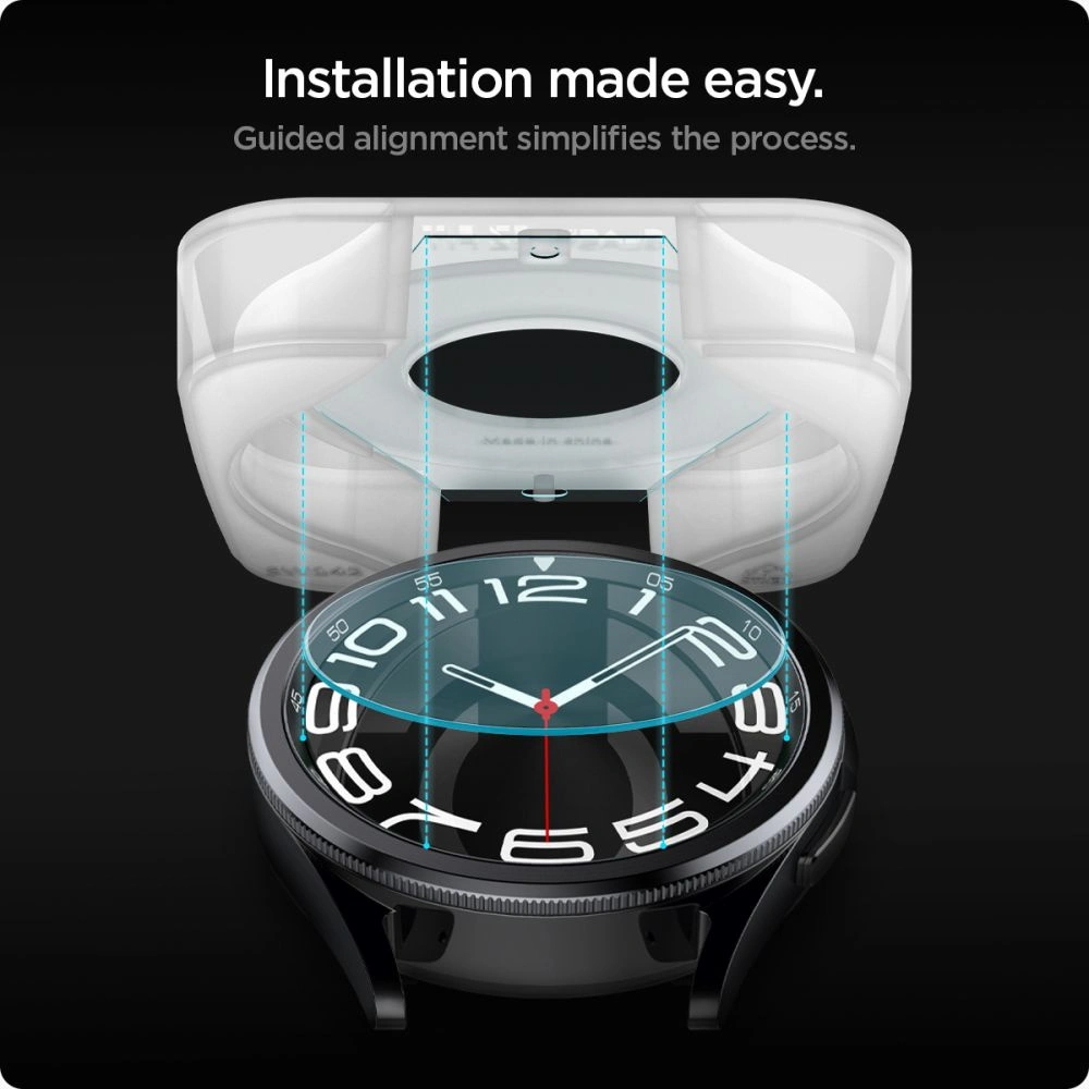 Hurtownia GSM - Tvrzené sklo Spigen GLAS.tR ez Fit Samsung Galaxy Watch 6 Classic (43mm) Čiré [2 PACK] - SPN3130 - {ean13} - Hurt