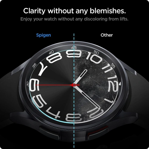Szkło hartowane Spigen GLAS.tR ez Fit Samsung Galaxy Watch 6 Classic (43mm) Clear [2 PACK]