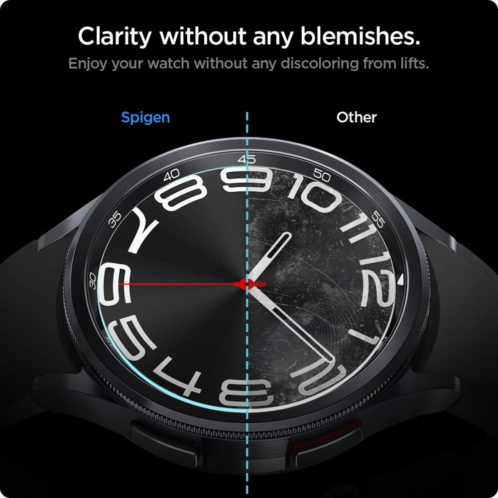 Hurtownia GSM - Tvrzené sklo Spigen GLAS.tR ez Fit Samsung Galaxy Watch 6 Classic (43mm) Čiré [2 PACK] - SPN3130 - {ean13} - Hurt