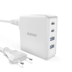 Hurtownia GSM - Nabíječka Dudao A100EU GaN 100W 2xUSB-C / 2xUSB-A bílá - DDA294 - {ean13} - Hurt