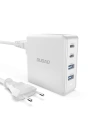 Hálózati töltő Dudao A100EU GaN 100W 2xUSB-C / 2xUSB-A fehér