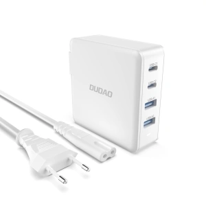 Hurtownia GSM - Nabíječka Dudao A100EU GaN 100W 2xUSB-C / 2xUSB-A bílá - DDA294 - {ean13} - Hurt