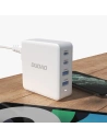 Hurtownia GSM - Hálózati töltő Dudao A100EU GaN 100W 2xUSB-C / 2xUSB-A fehér - DDA294 - {ean13} - Hurt