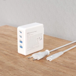 Hurtownia GSM - Nabíječka Dudao A100EU GaN 100W 2xUSB-C / 2xUSB-A bílá - DDA294 - {ean13} - Hurt
