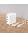 Hurtownia GSM - Hálózati töltő Dudao A100EU GaN 100W 2xUSB-C / 2xUSB-A fehér - DDA294 - {ean13} - Hurt
