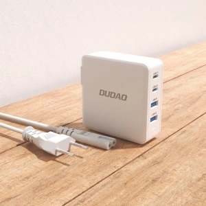 Hurtownia GSM - Nabíječka Dudao A100EU GaN 100W 2xUSB-C / 2xUSB-A bílá - DDA294 - {ean13} - Hurt