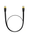 Hurtownia GSM - Hálózati kábel Baseus, Ethernet RJ45, 10 Gbps, Cat.7, 0,5m (fekete) - BSU4604 - {ean13} - Hurt