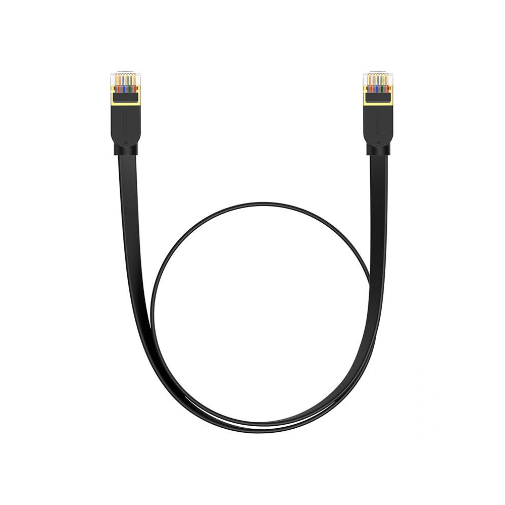 Hurtownia GSM - Hálózati kábel Baseus, Ethernet RJ45, 10 Gbps, Cat.7, 1m (fekete) - BSU4605 - {ean13} - Hurt