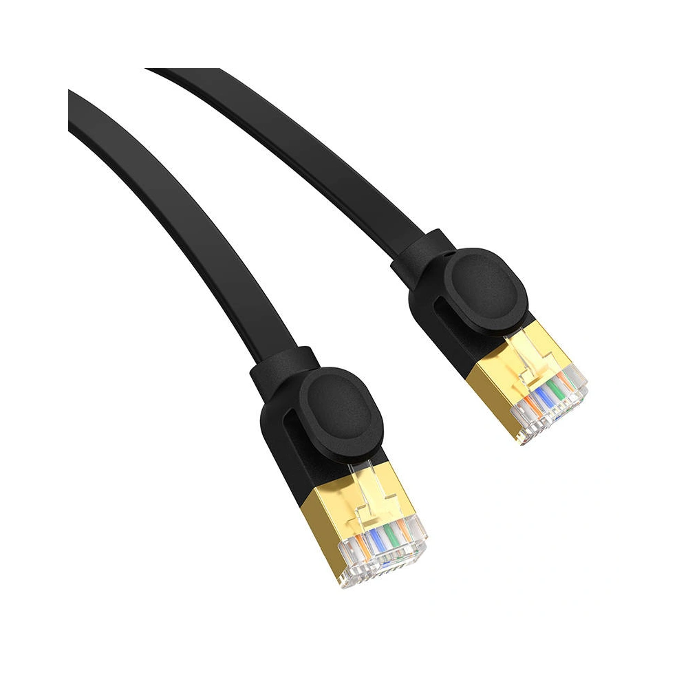 Hurtownia GSM - Hálózati kábel Baseus, Ethernet RJ45, 10 Gbps, Cat.7, 1m (fekete) - BSU4605 - {ean13} - Hurt