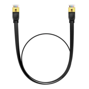 Hurtownia GSM - Hálózati kábel Baseus, Ethernet RJ45, 10 Gbps, Cat.7, 1m (fekete) - BSU4605 - {ean13} - Hurt