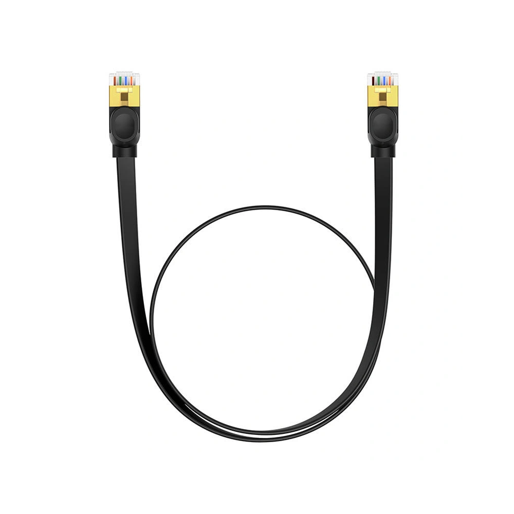 Hurtownia GSM - Hálózati kábel Baseus, Ethernet RJ45, 10 Gbps, Cat.7, 1m (fekete) - BSU4605 - {ean13} - Hurt